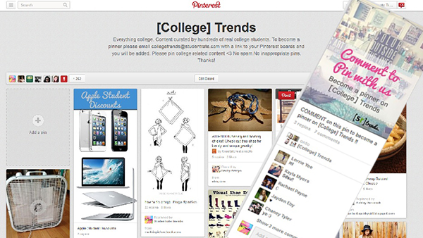 The College Trends Pinterest Project - Society19