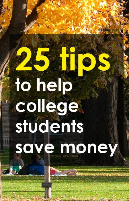 25 Tips To Help College Students Save Money - Society19